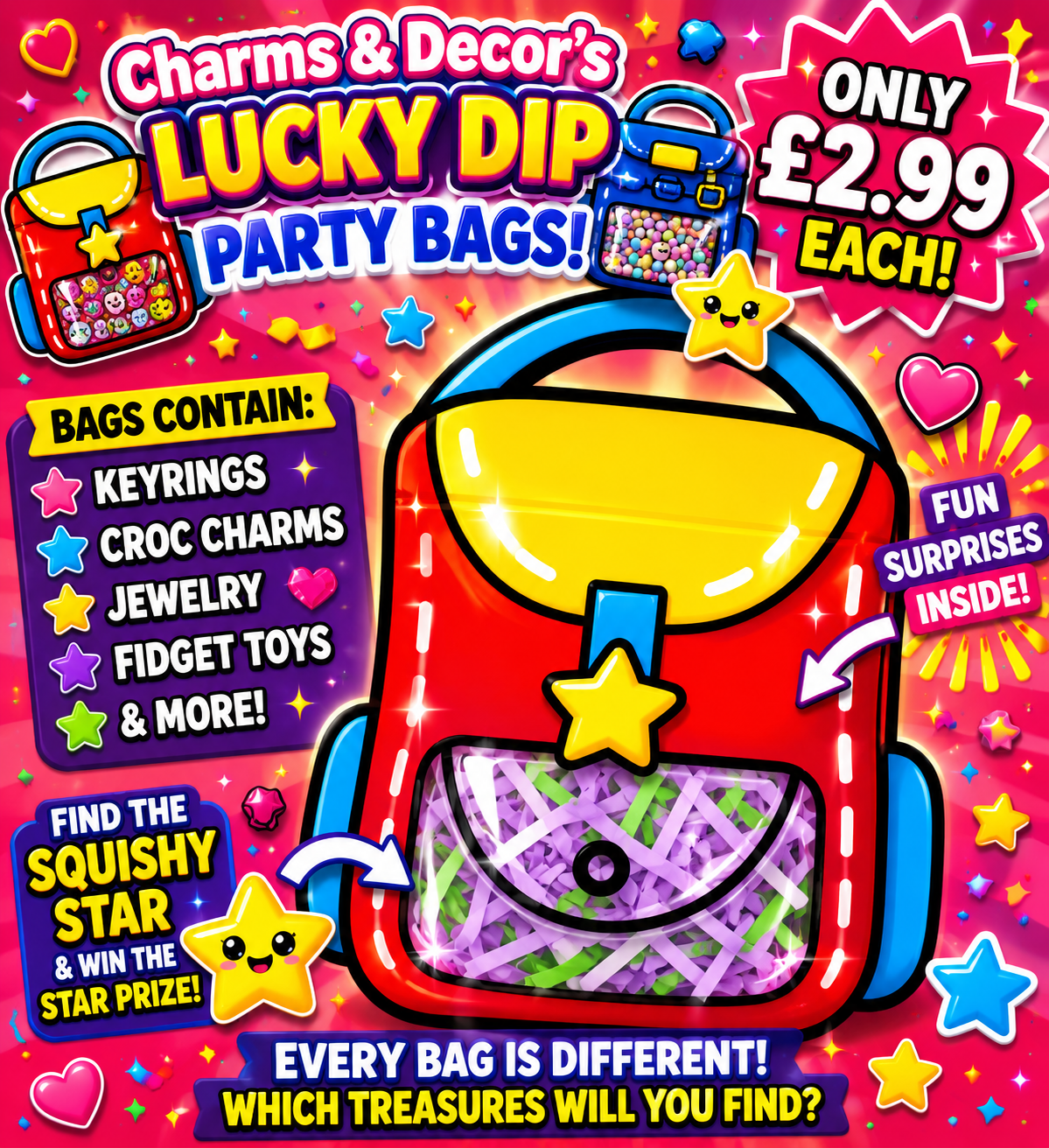 Children's Lucky Dip Party Bag